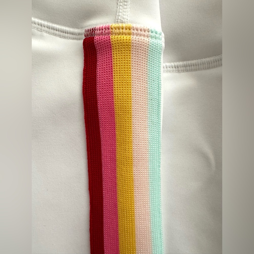 Spiritual Gangster Rainbow-Stripe High-Rise Leggings Like New! Excellent! Size L - Picture 5 of 10